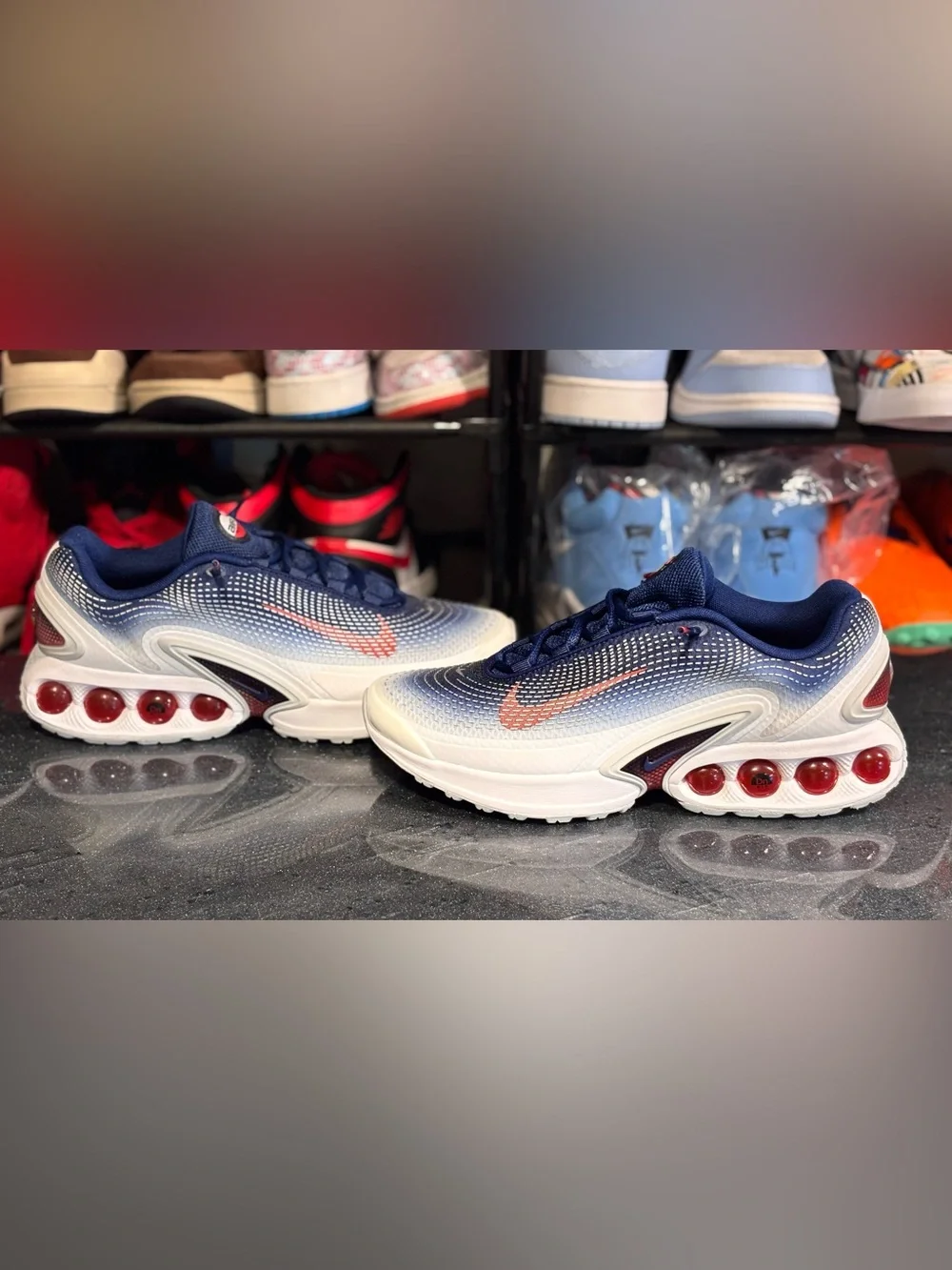 Nike Air Max Dn USA Olympics White Blue Crimson FV2250-100 Men's Size 9 NWOB - Picture 3 of 9